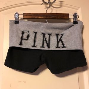 VICTORIA SECERT PINK YOGA SHORTS